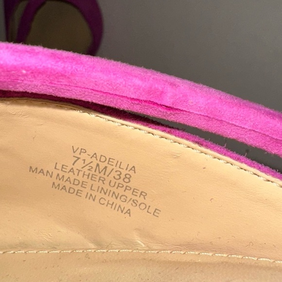 Vince Camuto VP-ADEILIA Pointed Toe Heels in Drama Pink Size 7.5 - Picture 10 of 12